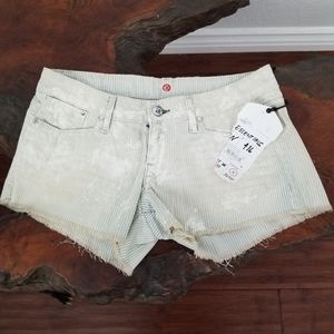 Painted Jean Shorts by Sinclair